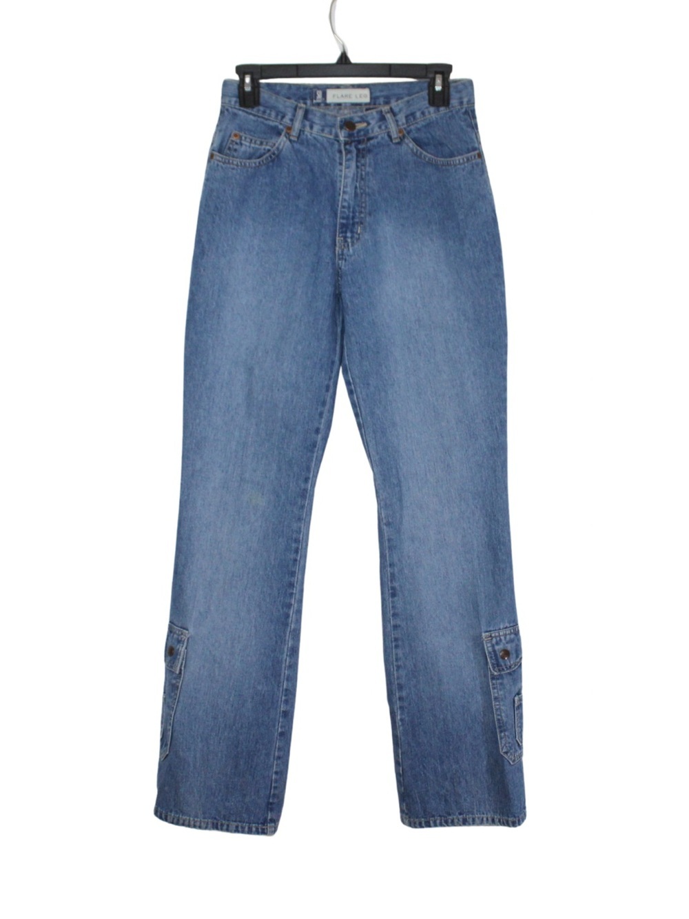 Vtg Y2K So flare leg jeans utility pockets mid rise mallcore size 5